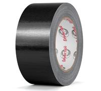 1 Rouleau Ruban Toilé Noir 50mmx27,4m Fort Imperméable Int/Ext | Ruban ductile renforcé de tissu pour réparations, regroupement & étanchéité. Fort adhésif, déchirable à la main, polyvalent.