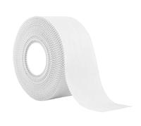 1 Rouleaux Sport Tape Bandage Autoadhésif,3,8cmx10m Bandes de Kinésiologie Bande Elastique Adhesive Bande Strapping Adhésif,Bande Pansement Bande de Contention Bande de Kinésiologie étanche -Blanc