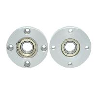1 roulement simple à boîtier rond en aluminium avec boîtiers, assemblage de siège de roulement, montage direct, diamètre de bague débouclée 3 mm(6805ZZ-T13-D25)