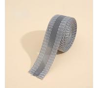 1 ruban adhésif pour ourlet de pantalon - 200 cm - pour réglage de la longueur des pantalons - Bande de fixation non cousue - Compatible avec jeans et pantalons - Gris