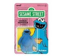 1, Rue Sésame - Figurine ReAction Cookie Monster 10 cm Multicolore