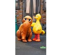 1, Rue Sésame - Pack 2 figurines ReAction Big Bird and Mr. Snuffleupagus 10 cm