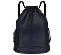 1 sac à dos avec cordon de serrage, outil de rangement portable, sac à dos de sport décontracté, sac de sport simple, sac étanche avec cordon de serrage, adapté pour les voyages, le shopping (noir),