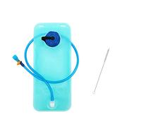 1 sac à eau pour l'extérieur, avec 1 brosse à paille, sac à eau de sport anti-fuite, système de stockage d'eau à grande ouverture, réservoir d'eau avec valve de morsure, accessoire d'équitation