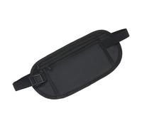 1 sac banane unisexe ajusté avec protection antivol - Sac de voyage avec protection antivol - Ceinture cachée - Sac pour passeport - Convient pour le sport et à emporter, Noir , 25 * 13 cm, tendance