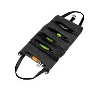 1 sac de rangement pour outils, sac à outils pliable, poche zippée indépendante avec cinq compartiments, sac à main portable, sac à roulettes de rangement pour électricien