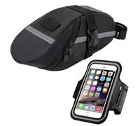 1 Sac De Vélo, 1 Sac De Téléphone De Sport, Sac De Selle De Vélo, Sac De Rangement De Vélo, Accessoires De Vélo