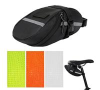 1 Sac De Vélo, 3 Autocollants De Vélo, Sac De Siège Arrière, Kit De Réparation, Sac De Rangement D'Accessoires De Vélo, Sac De Selle De Vélo, Sac Étanche De Selle