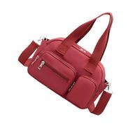 1. Sac de voyage léger pour femme résistant à l'eau Sac fourre-tout de gym pour le w nd pour le sport et les cadeaux, Rouge, Beauté de masse