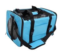1 sac de voyage portable pour animaux de compagnie, avec bandoulière, sac pliable en maille souple pour animal de compagnie