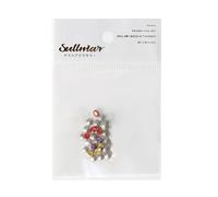 1 sac élégant de strass ronds de couleur aléatoire pour ongles, vêtements et strass adhésifs