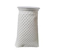 1 sac filtrant anti-débordement for aquarium, type nid d'abeille, lavable et réutilisable, en mousse, for système de filtration marine des poissons(D)