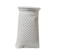 1 sac filtrant anti-débordement for aquarium, type nid d'abeille, lavable et réutilisable, en mousse, for système de filtration marine des poissons(C)