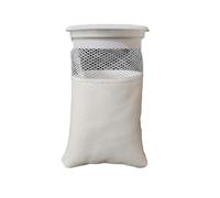 1 sac filtrant anti-débordement for aquarium, type nid d'abeille, lavable et réutilisable, en mousse, for système de filtration marine des poissons(B)