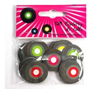 1 Sachet de 150 Confettis de Table Disque Vinyl - 2,5 cm de diamètre - Made in France