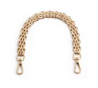 1 sangle de sac à main à bandoulière en métal de 30-60-100-120 cm, chaîne de rechange pour sacs, accessoires de sangle (doré, 100 cm)