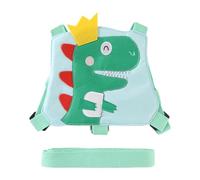 1 sangle dorsale anti-perte avec 1 corde de traction, sangle dorsale anti-perte pour enfants de 1 à 3 ans, artefact anti-perte (vert)