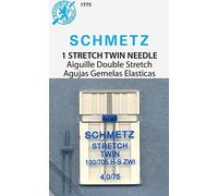 1 Schmetz Stretch Zwillings Aiguilles 130/705 Schmetz Piston Plat Machine À Coudre 4,0/75