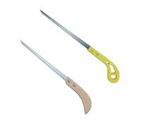 1 scie à main domestique for panneaux muraux, queue de poulet, petit trou, plaques de plâtre, coupe du bois, plastique ou manche en bois, multi-usages(Wooden Handle)