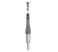 1 scie cloche carrée 8 mm/10 mm/12 mm/16 mm, foret hélicoïdal, ciseau à mortaiser, outil de travail du bois(10mm)