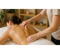 1 séance de madérothérapie et massage détox combinés d 1h - réservé aux femmes