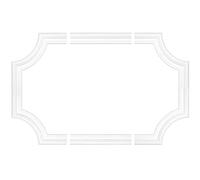 1 Segment | Arc segmentaire à la plinthe AD325 | Stucco | PU | anti-chocs | Perfect | AD325-12