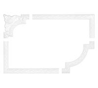 1 Segment | Arc segmentaire à plinthe AC204 | Stucco | PU | anti-chocs | Perfect | AC204-12