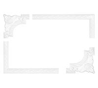 1 Segment | Segment arc à plinthe AC252 | Stucco | PU | anti-chocs | Perfect | AC252-11