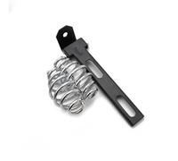 1 selle solo en cuir for moto avec ressort de 7,6 cm et support noir, compatible Harley-Davidson Sportster 883 XL Chopper Bobber(Brown)