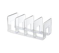 1 séparateur de rangement transparent amovible en acrylique pour étagères, séparateurs de livres pratiques pour placard, salle de bain, rangement de peinture Stora (transparent, taille unique)