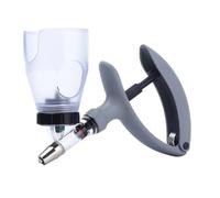 1 seringue Automatique 2/5 ML for volaille avec Graduation, injecteur continu réglable for Animaux, Injection de vaccins, Outils vétérinaires(5 ML)