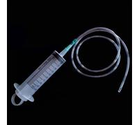 1 seringue d'aspiration d'huile, seringue liquide réutilisable, pompe d'extraction de liquide de frein multifonction avec conduit et adaptateur pour dessiner l'huile, l'eau, l'arrosage des plantes