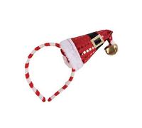 1 Serre-tête bonnet de Noël avec décoration grelots et sequins REF/22375 - ptit clown multicolore