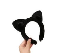 1 serre-tête en peluche avec oreilles de chat mignonnes pour lavage du visage pour femme princesse fée épingle à cheveux (1 pièce)