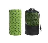 1 serviette de yoga chaude antidérapante, tapis Pilates, couverture absorbant la transpiration, méditation portable for le fitness, sport, l'entraînement et les voyages(Green)