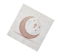 1 serviette en papier motif lune qui améliore la salle à manger avec des caractéristiques douces, absorbantes et conviviales