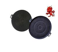 1 SET 2 originales Maschinen Teufel filtre à charbon actif filtre à graisse filtre à charbon adapté à Neff DKA31, D8902 Noir, Classic Design Bleu