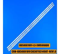 1 set - 3 pcs Bande de rétroéclairage LED pour Hisense, 50r6000gm, 50r6000, 50H6G, 50H6510G, 50H6570G, 50R6090G, 50R6040G, LB5009N, 1 Peugeot, 5/10 Peugeot ""Nipseyteko®