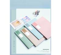 1 set/4 cahiers A5, B5, 36 pages, cahier portable, agenda minimaliste, cahier de travail horizontal, convient pour les sacs de transport. Idéal pour la prise de notes, les fournitures scolaires, les r