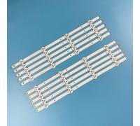 1 set 8 LED Rétro-Éclairage bande Panasonic TX-42AS500B TH-42LRU70 TX-42AS500 TX-42ASR600 TH-42A400E TX-42ASW504 ""Nipseyteko