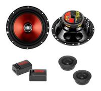 1 kit BOSS AUDIO SYSTEMS CH6CK 16,5 cm, 175 watt rms 350 watt max, 4 ohm, 2 woofer, 2 tweeter, 2 crossover, gomme surround, 1 kit