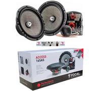 1 Set A 2 Voies Focal 165AS De 165 MM 120 Max Watts Voiture + 5 Sticker Hommage