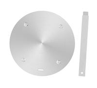 1 Set, Adaptateur de Plaque à Induction en Acier Inoxydable | Facile à Nettoyer Ranger, Résistant à Déformation, Disque Convertisseur de Chaleur, Couleur Argenté