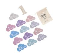 1 Set Baby Landmark Cards 14pcs Acrylique Bel Accent Pour Les Nouveau-nés Croissance Mensuelle Et Photographie De Bébé Neutre