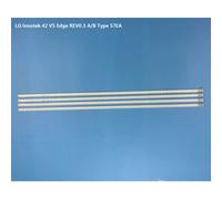 1 set Bande LED LG Lnnotek, lampe 57, 42 ""Rev TV, 42LE5300, 42LE5500, 3660L-035pipeline, 3660L-0353A, 42E70RG, LC42EU, SC A1, A4, LE42A300N, 4 pièces ""Nipseyteko