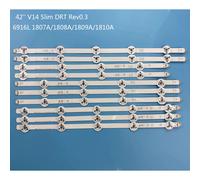 1 set Bande LED PANASOAlfred 6916L-1807A 1808A 1809A 1810A TX-42AS750E TX-42ASM651E TX-42ASM655 TX-42ASR750 TX-42ASW654 TX-42ASW745 ""Nipseyteko