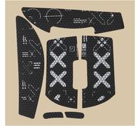 1 Set Bandes Antid¿¿rapantes pour Souris Autocollant de Souris Antid¿¿rapant Peau de Souris Pr¿¿d¿¿coup¿¿e Compatible avec Logitech G Pro X Souris sans Fil, Noir