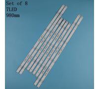 1 set Barres de matrice de LED TV pour LG, bandes de rétro-éclairage LED, lampes Matrix, bandes d'objectif ""Nipseyteko