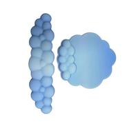 1 Set Cloud Keyboard Mouse Wrist Pad Typing Support Hand Mat Memory Foam Hand Rest Mousemat 3PCS Extended Mouse