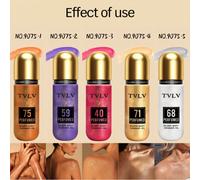 1 set comprend : Huile corporelle parfumée avec éclat pailleté, poudre de highlighter pour le visage et highlighter liquide pour un éclat de plage. Taille de voyage portable, excellent cadeau pour les